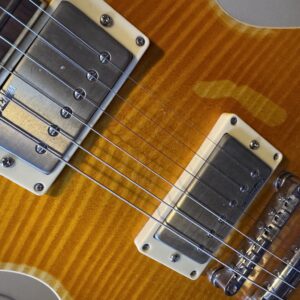 Vintage V100 ICON Electric Guitar ~ Distressed 'Lemon Drop' V100MRPGM